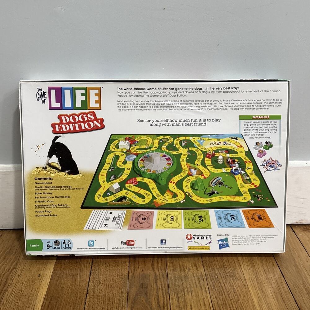 The Game of Life Dogs Edition Family Board Game Complete – Hasbro 2011 - Picture 2 of 10